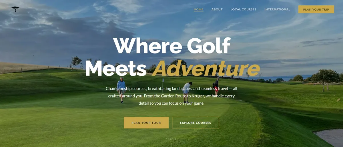 Top of the Tee to Trail Africa homepage