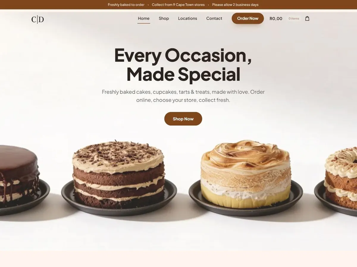 Crazy Daizy website built by Edweb Media