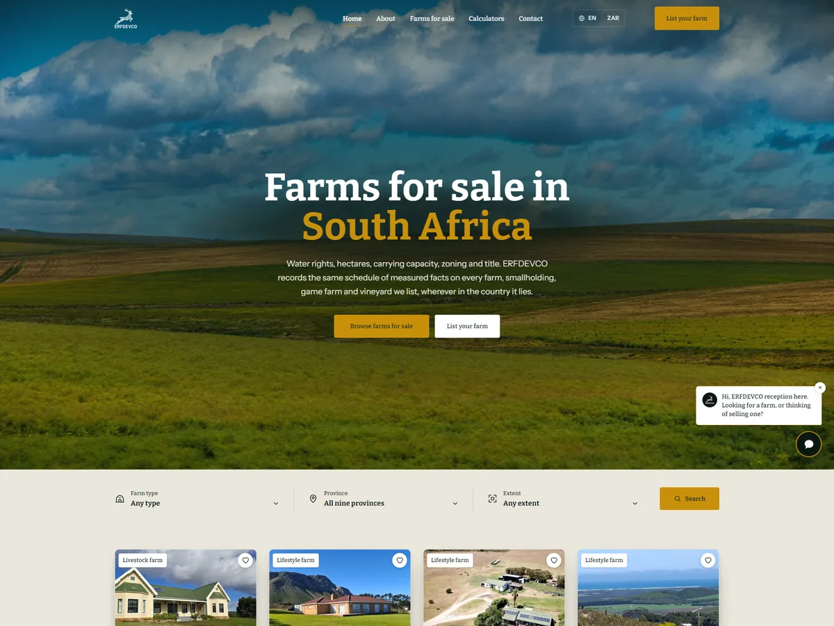ERFDEVCO home page