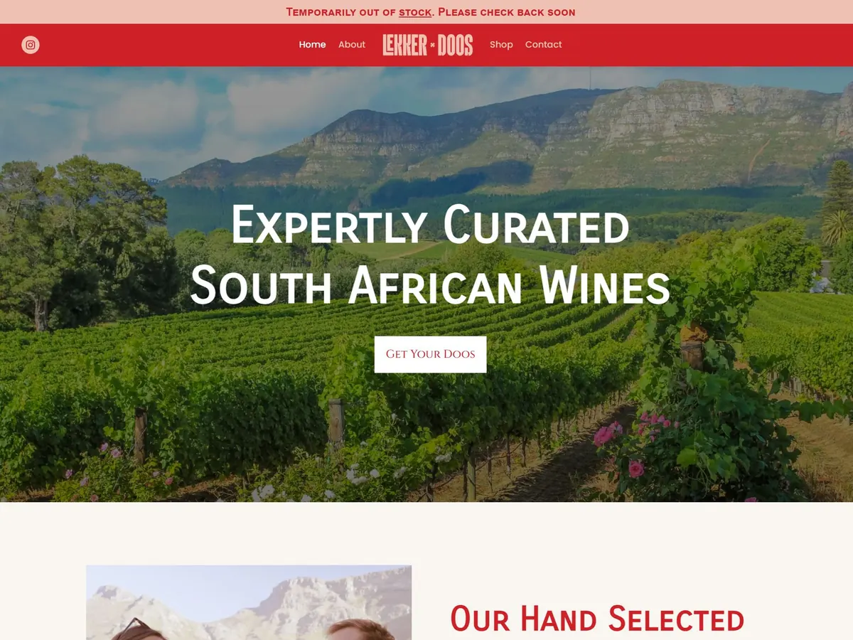 Die Lekker Doos website built by Edweb Media